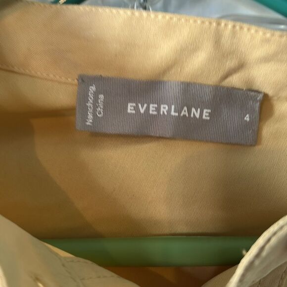 Everlane 100% Silk blouse - golden yellow - Size 4 - Picture 2 of 8